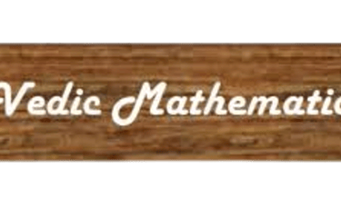 a wooden sign with the words vedicic mathematicss