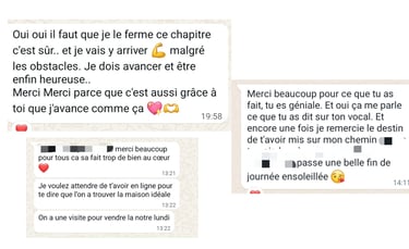 témoignages des clientes de Prescilia Lobé