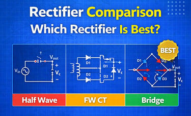 Rectifier types comparison for beginners