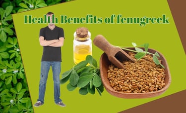 a man standing in front of a bowl of  Fenugreek