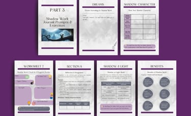 shadow work journal PDF guide for deep healing and self-awareness