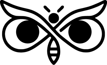 Owl, Butterfly, Bee, permaregen logo