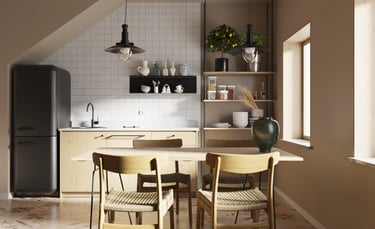 Kitchen interior 3d visaulization 