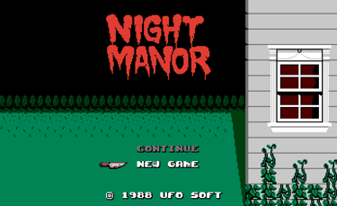Night Manor Title Screen