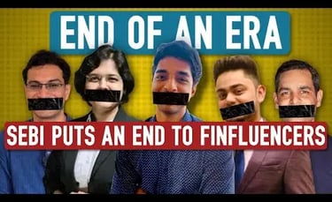 SEBI’s Crackdown on Finfluencers: A New Era of Regulated Investment Advice
