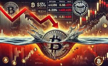 Bitcoin Tumbles Amid Rate Fears and DOJ Sales: What’s Next for the Crypto Market?