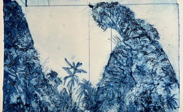 The overseer - collagraph printed at Dumfries House