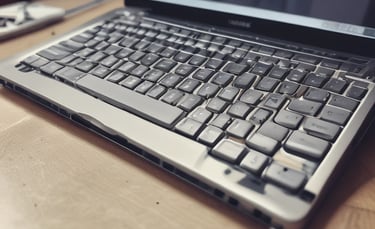 A high-quality laptop battery ready for installation.