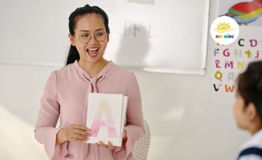 Lớp học can thiệp sớm cho trẻ chậm nói, tăng động, tự kỷ, tại Trung Tâm Hoa Nắng Hải Phòng