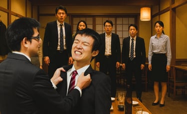 宴席で暴力行為をする人のイメージ画像｜堺市のニュースならサカイタイムズ