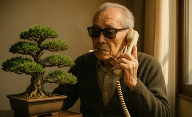 特殊詐欺の電話を受ける高齢者のイメージ画像｜堺市のニュースならサカイタイムズ