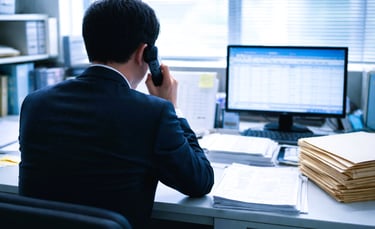 国勢調査報酬通知の確認対応を行う市職員のイメージ画像｜堺市のニュースならサカイタイムズ