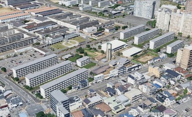 Google Earthによる大阪刑務所職員宿舎の上空から画像｜堺市のニュースならサカイタイムズ