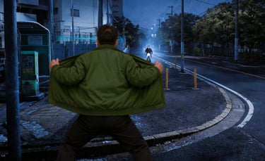 深夜の路上で下半身を露出する公然わいせつ男のイメージ画像|堺市のニュースならサカイタイムズ