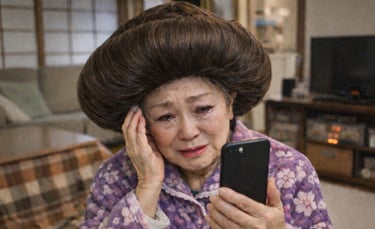 特殊詐欺師とビデオ通話する高齢者のイメージ画像｜堺市のニュースならサカイタイムズ