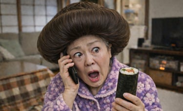 特殊詐欺の電話を受ける高齢女性のイメージ画像｜堺市のニュースならサカイタイムズ