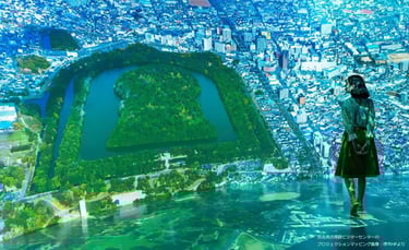 百舌鳥古墳群ビジターセンターのプロジェクションマッピング|堺市のイベント情報ならサカイタイムズ