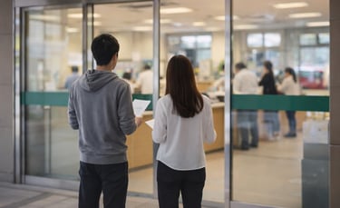 異動手続きで区役所訪れる市民のイメージ画像｜堺市のニュースならサカイタイムズ