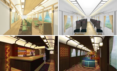 新観光列車「GRAN天空」の車内デザイン完成イメージ|堺市のニュースならサカイタイムズ