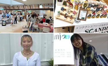 「つながるDays」関係者の写真で、左にNPO法人SEINの長堂姫子さん、右に南海電気鉄道株式会社まちづくり推進室泉北事業部の川西百穂さんが写っている|堺市のニュースならサカイタイムズ