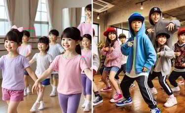 3月に無料体験を開催するキッズダンスとキッズバレエをする小学生のイメージ画像｜堺市のニュースならサカイタイムズ