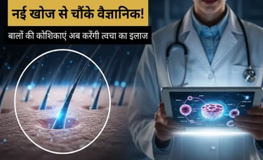 Scientific discovery showing hair-follicle stem cells accelerating natural skin healing and wound