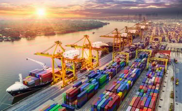Port with Cargo