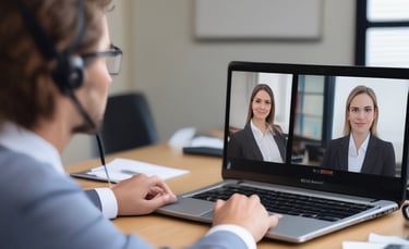 woman in black half-sleeved shirt sitting while facing woman and smiling