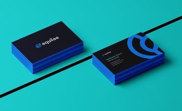 Aquilae B2B Healthtech brand identity design project — Aguila Studio