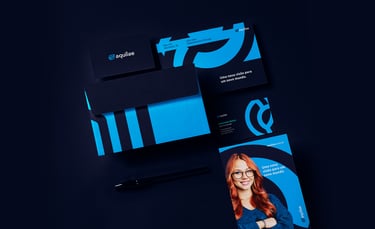 Aquilae B2B Healthtech brand identity design project — Aguila Studio