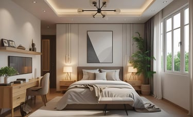 simple bedroom interior design