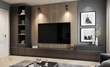 L-Shaped TV Unit Design Ideas