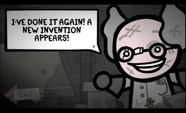 Mewgenics' Dr Beanies is always confident about his failed inventions.