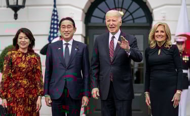 Kishida kicks off state visit to U.S., with allies set for 'historic' defense upgrade - The Japan Ti