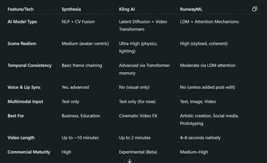 Best AI Video Generator in 2025: Synthesia, Kling AI, or RunwayML?