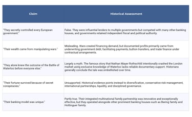 Fact-Checking the Rothschild Family: Reality vs. Speculation