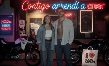 CONTIGO APRENDÍ A CREER - New wave 80s