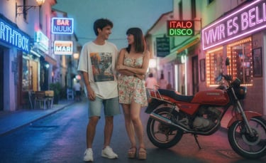 Canción  VIVIR ES BELLO  - Italo disco 80s, dance 80s
