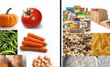 الكربوهيدرات المعقدة والبسيطه