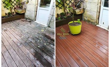 Rénovation de terrasse bois extérieure à Bordeaux