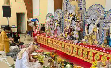 Durga Pujo In Progress