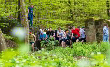 Coureurs réalisant le Lutz'Trail