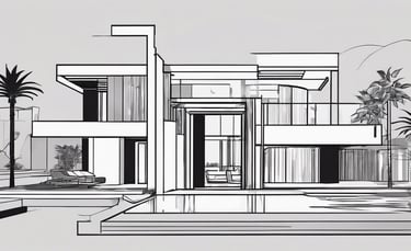 سكتش تصميم معماري