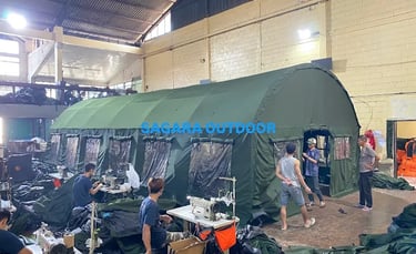 tenda lengkung standar tni