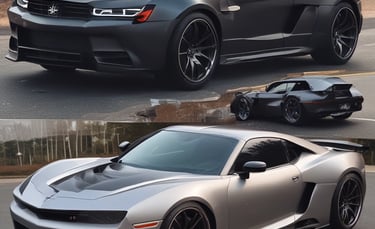 Variety of automotive spare parts including brake pads and filters on shelves