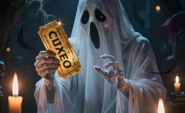 A collection of vintage spirit boxes and EMF meters arranged on an old wooden table.