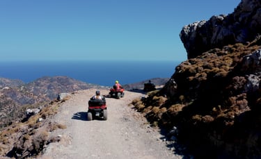 Viue Panoramique pendant la ballade en Quad ATV