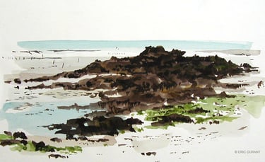 Dessin aquarelle sur papier - © Eric Durant
