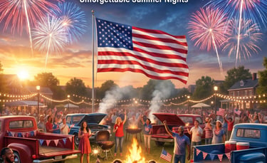 4th of July Celebration, Independence Day Party ,4th of July Event,Alex Sylvestre Shop
