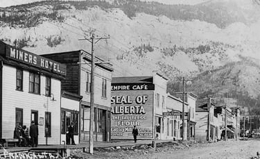 Frank Alberta - before the Frank Slide